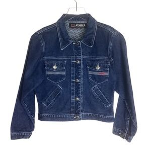 FUBU Vintage Y2K Jeans Jacket American Hip Hop M‎